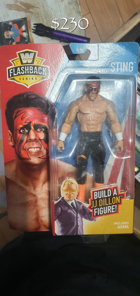 Sting and Ultimate Warrior Figure Lot - photo 4