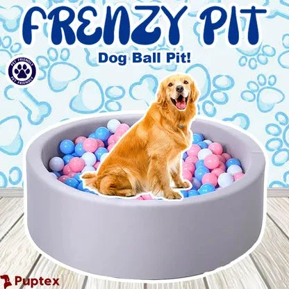 NEW Grey and Pink Pet Ball Pit Playpen 90x30cm image indicator(7)