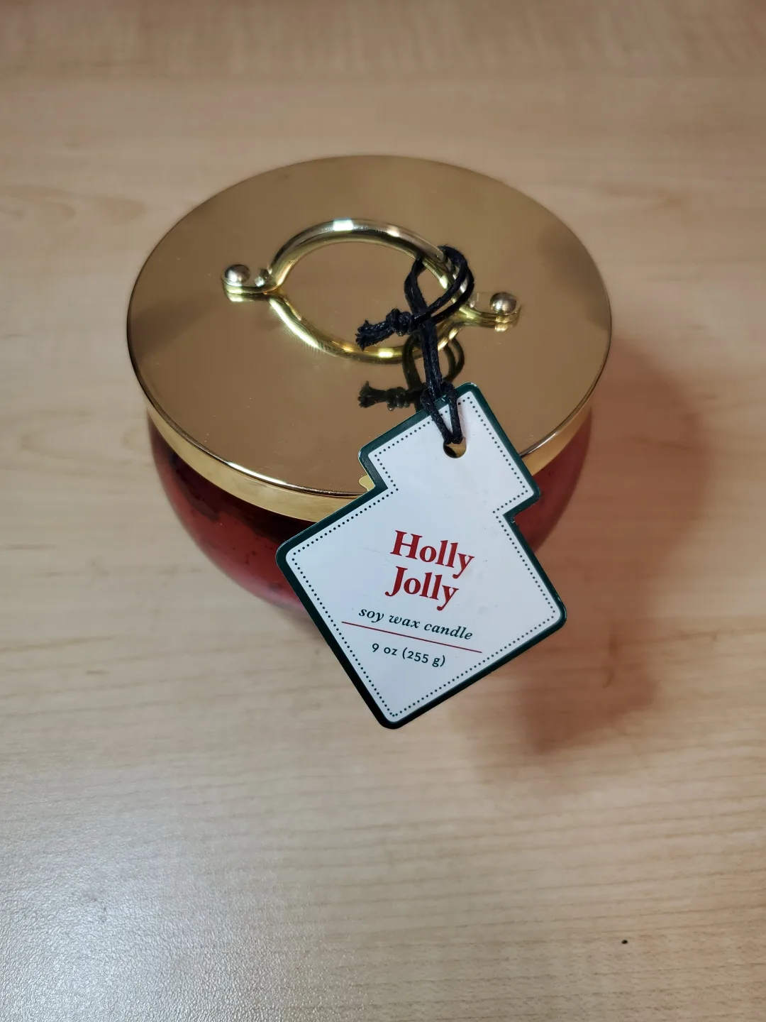 Holly Jolly Soy Wax Candle - 9oz thumbnail