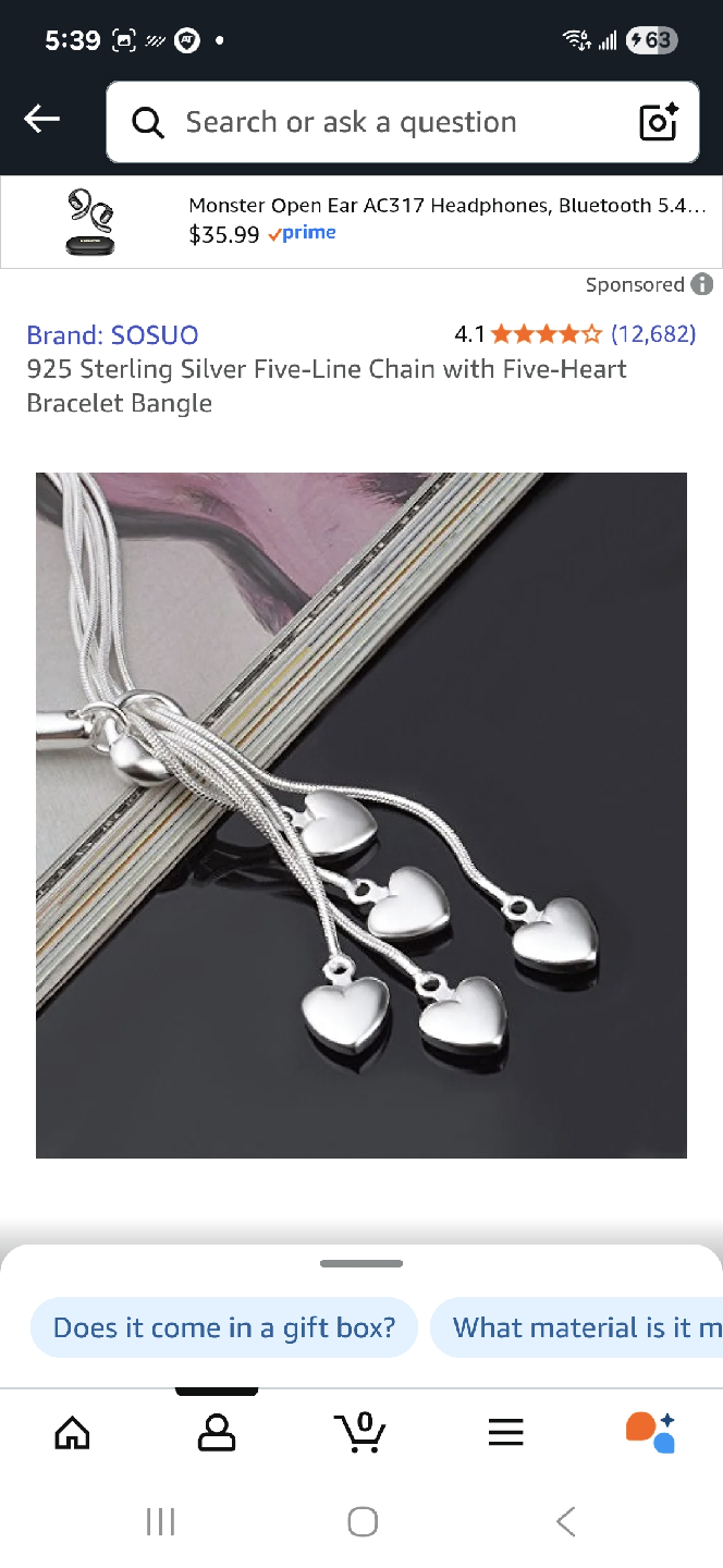 ladies  sterling silver  bracelet - photo 2