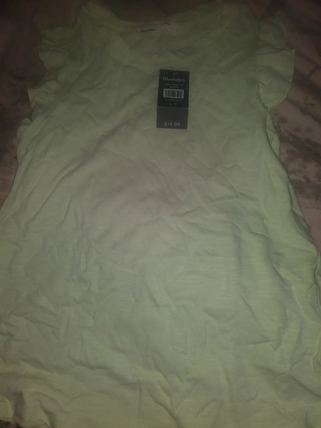 Bluenotes Light Green Top - Size S