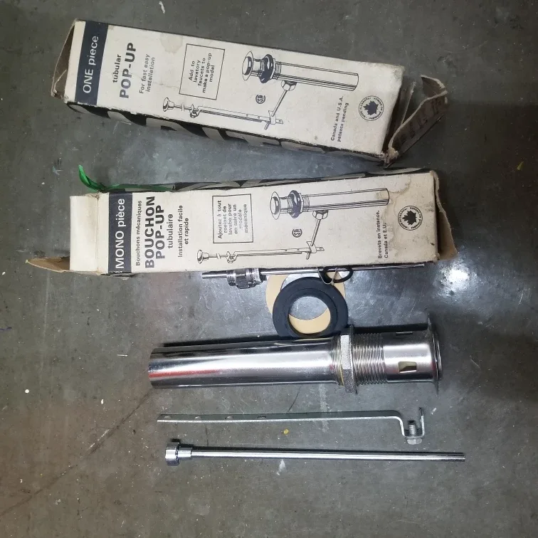 Tubular Pop-Up Drain Assembly - New in Box thumbnail