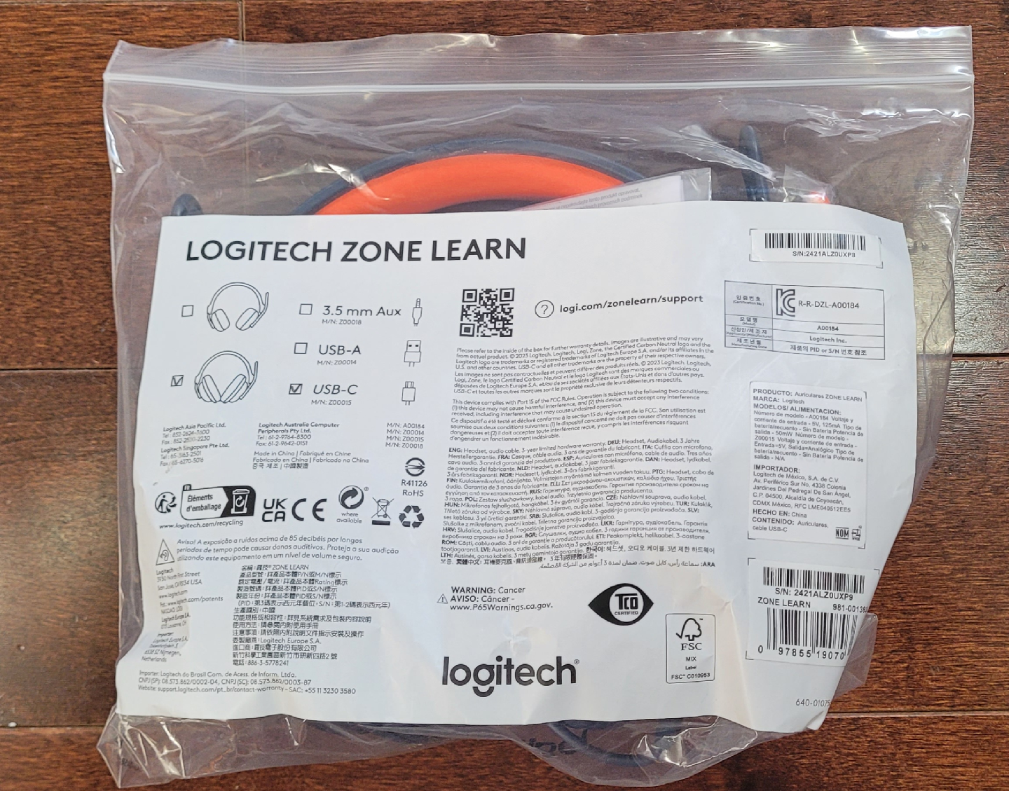 Logitech Zone Learn Wired Headset - New - photo 2