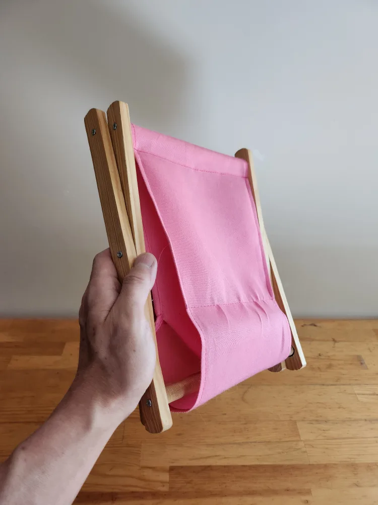 Folding Storage Basket - Pink 🥕 image indicator(2)