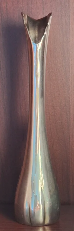 Silver Plated Swan Vase image indicator(4)