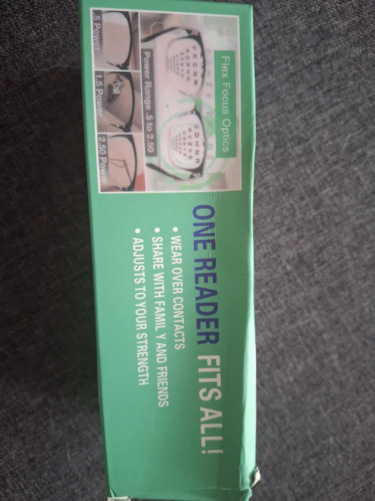 Flex Focus Optics One Reader Fits All Eyeglasses thumbnail