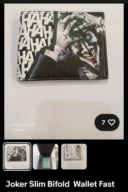 Joker Slim Bifold Wallet thumbnail
