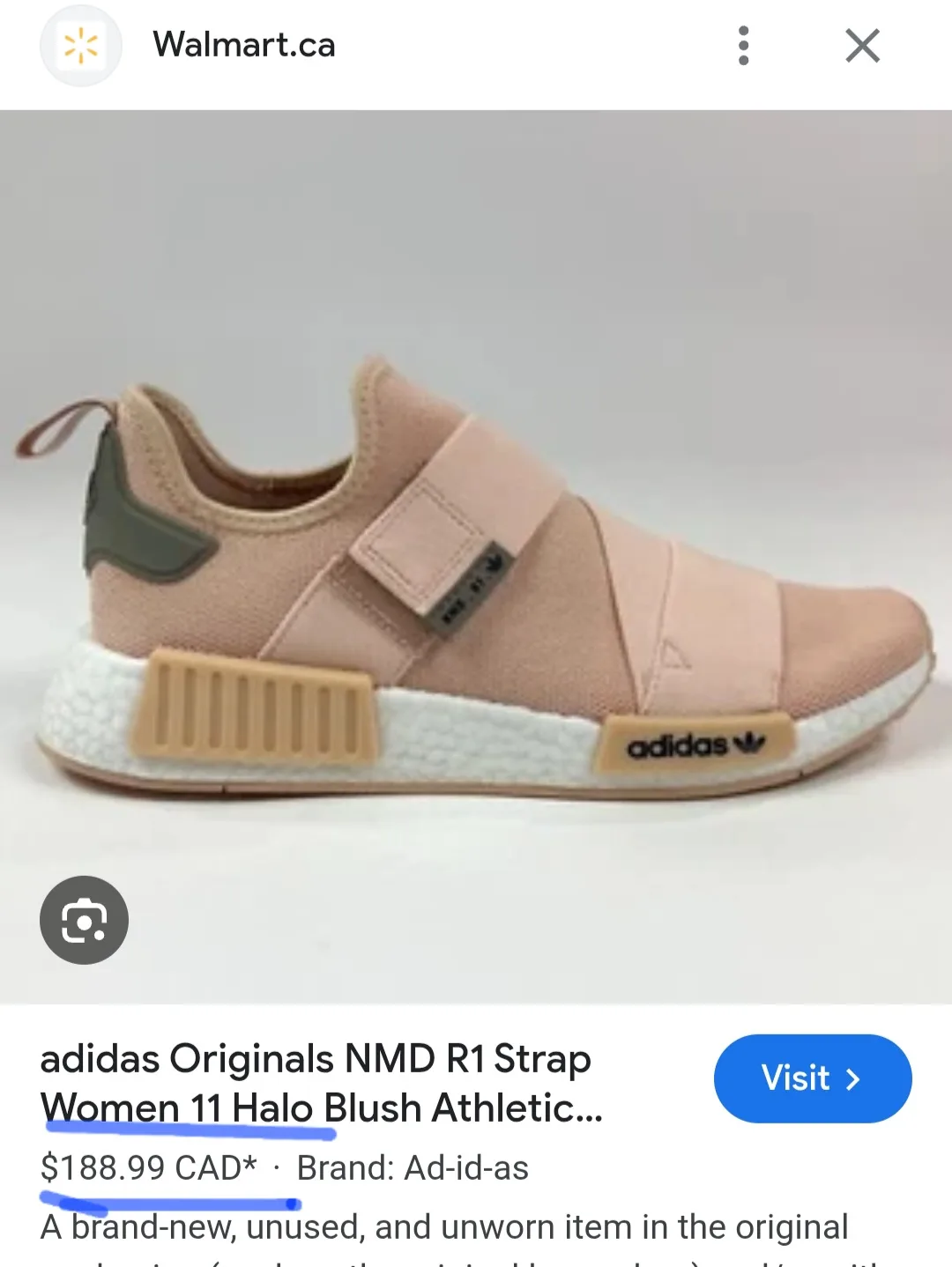 New Adidas NMD R1 Strap Women's Shoes - Size 11 image indicator(2)