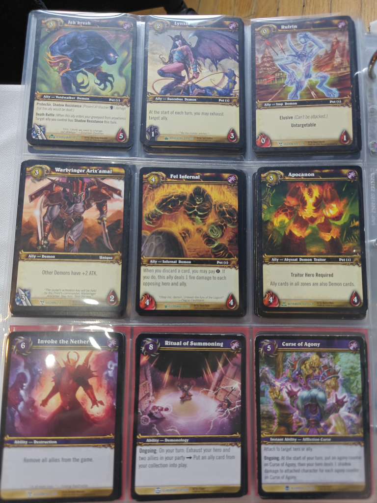 World of Warcraft TCG Cards (Warlock) - photo 5