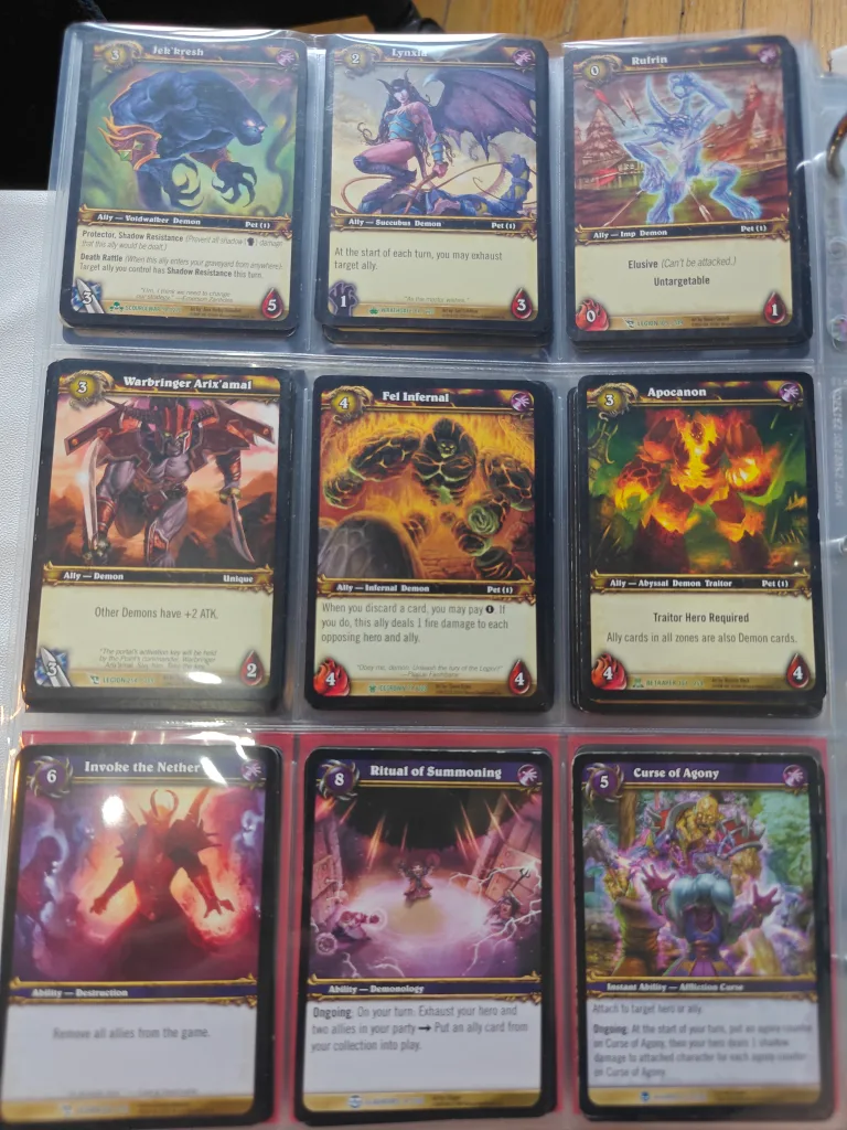 World of Warcraft TCG Cards (Warlock) image indicator(5)