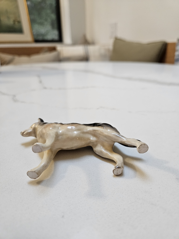 Vintage Ceramic German Shepard Dog Figurine Cottagecore - photo 4