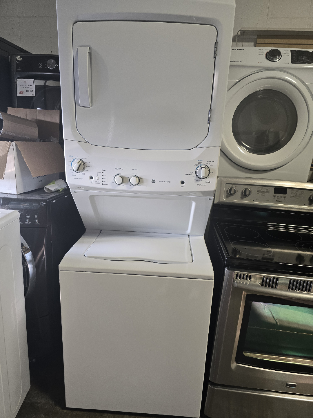 GE Stackable Washer and Dryer