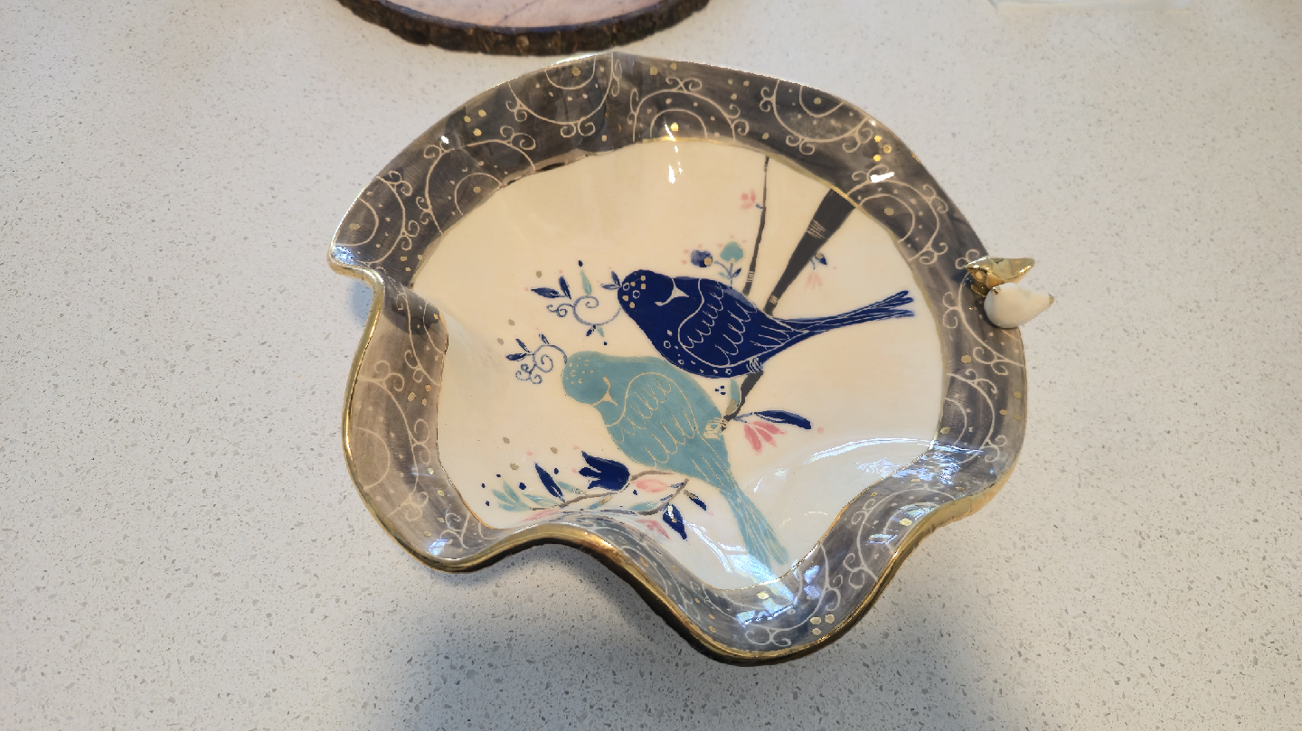 Decorative Bird Plate - Cute Home Decor - photo 4