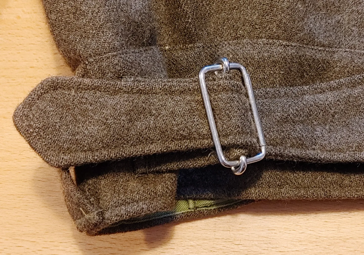 Vintage Wool Military Jacket - Olive Green image indicator(8)