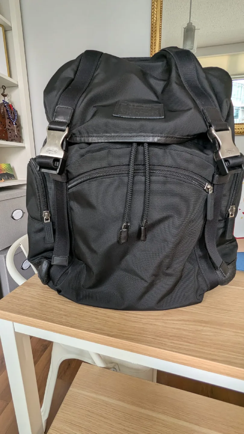 Coach Black Backpack image indicator(2)