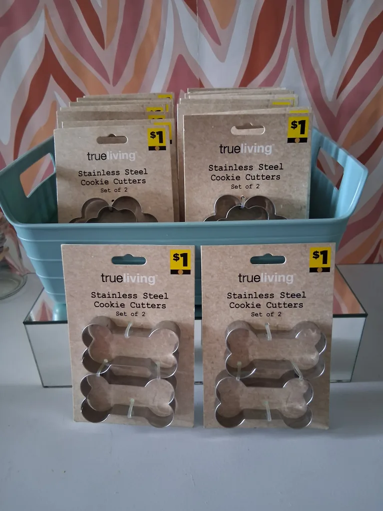 True Living Stainless Steel Cookie Cutters (Set of 2) thumbnail