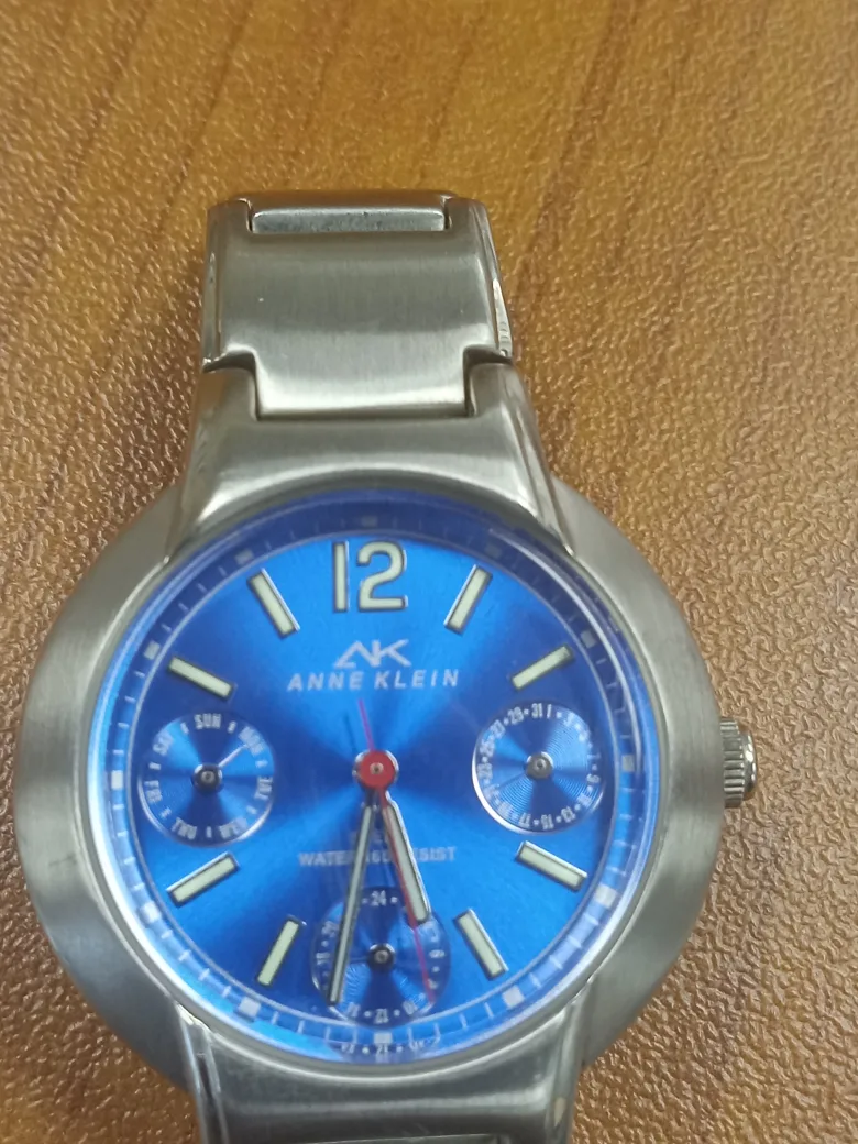 Anne Klein Women's Blue Dial Stainless Steel Watch image indicator(2)