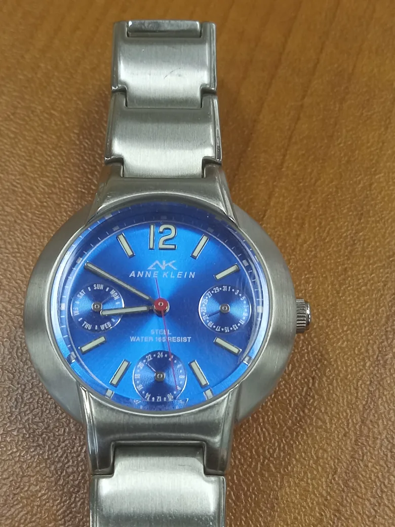 Anne Klein Women's Blue Dial Stainless Steel Watch image indicator(4)