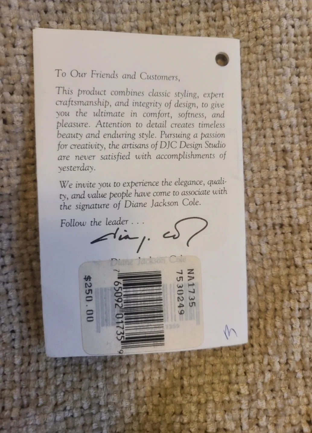 Luxury Beige Diane Jackson Cole Throw Blanket image indicator(2)