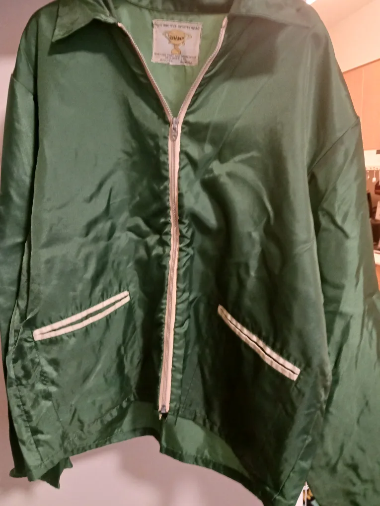 Vintage (1965) Champ Green Windbreaker Jacket thumbnail