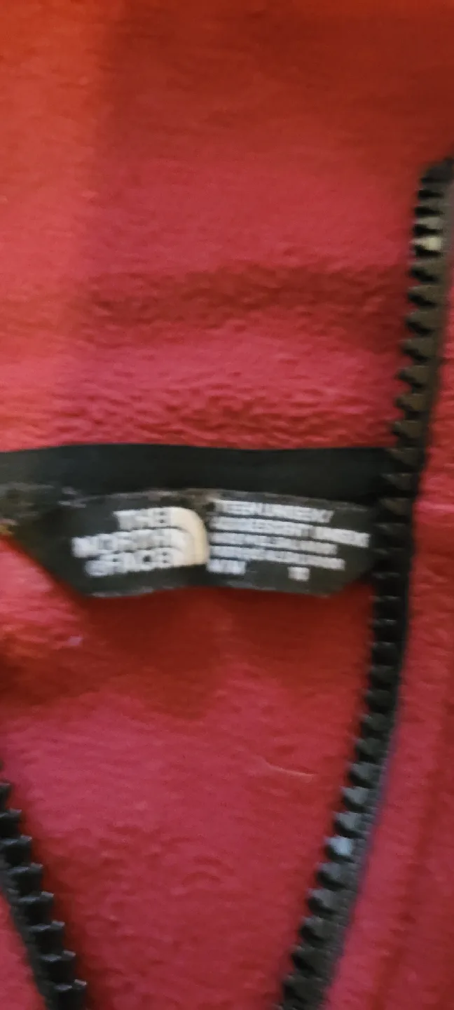 The North Face Red Fleece Hoodie - Size 10 image indicator(3)