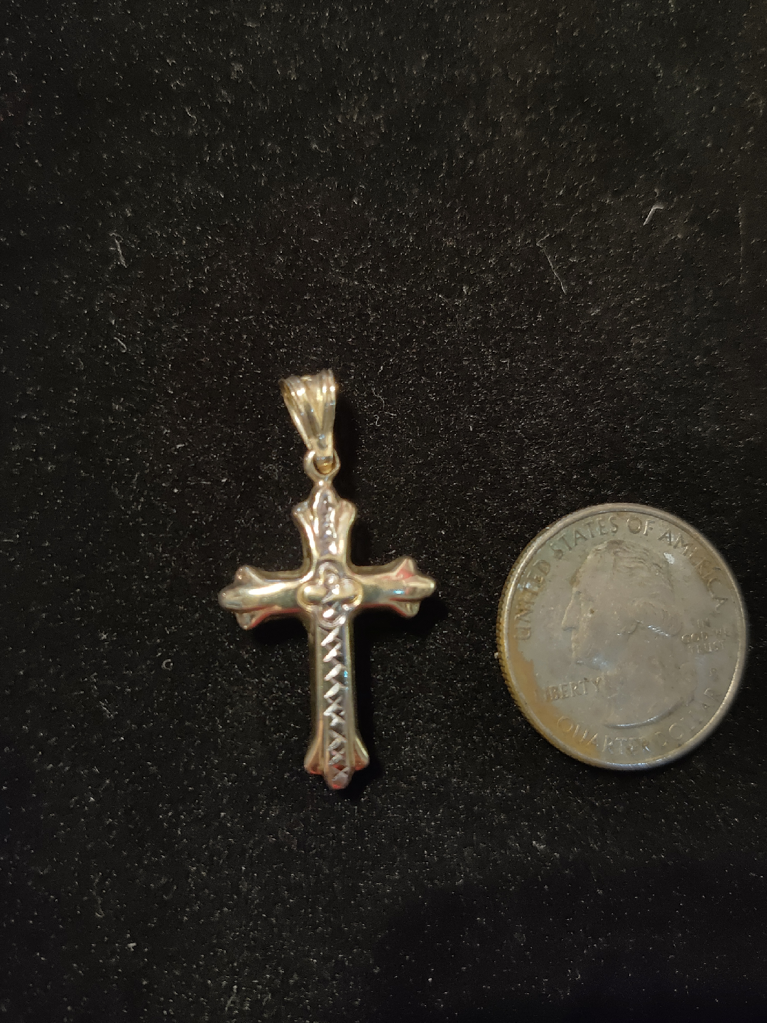 Cross Pendant 10k solid gold - photo 3
