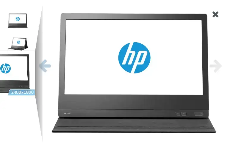 HP U160 15.6-inch Backlit Monitor - photo 4