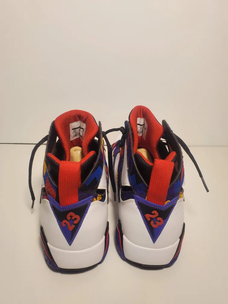 Men’s Jordan 7 Retro Nothing But Net W/Box 304775-142 Size 9.5 image indicator(4)