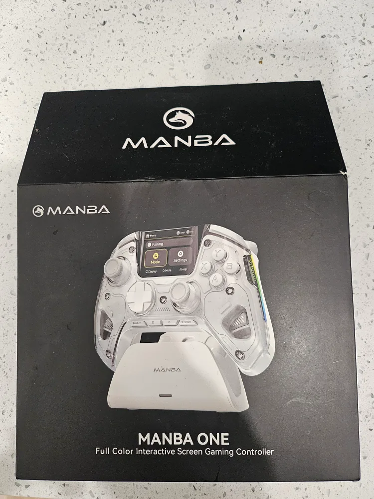 MANBA ONE Full Color Interactive Screen Gaming Controller