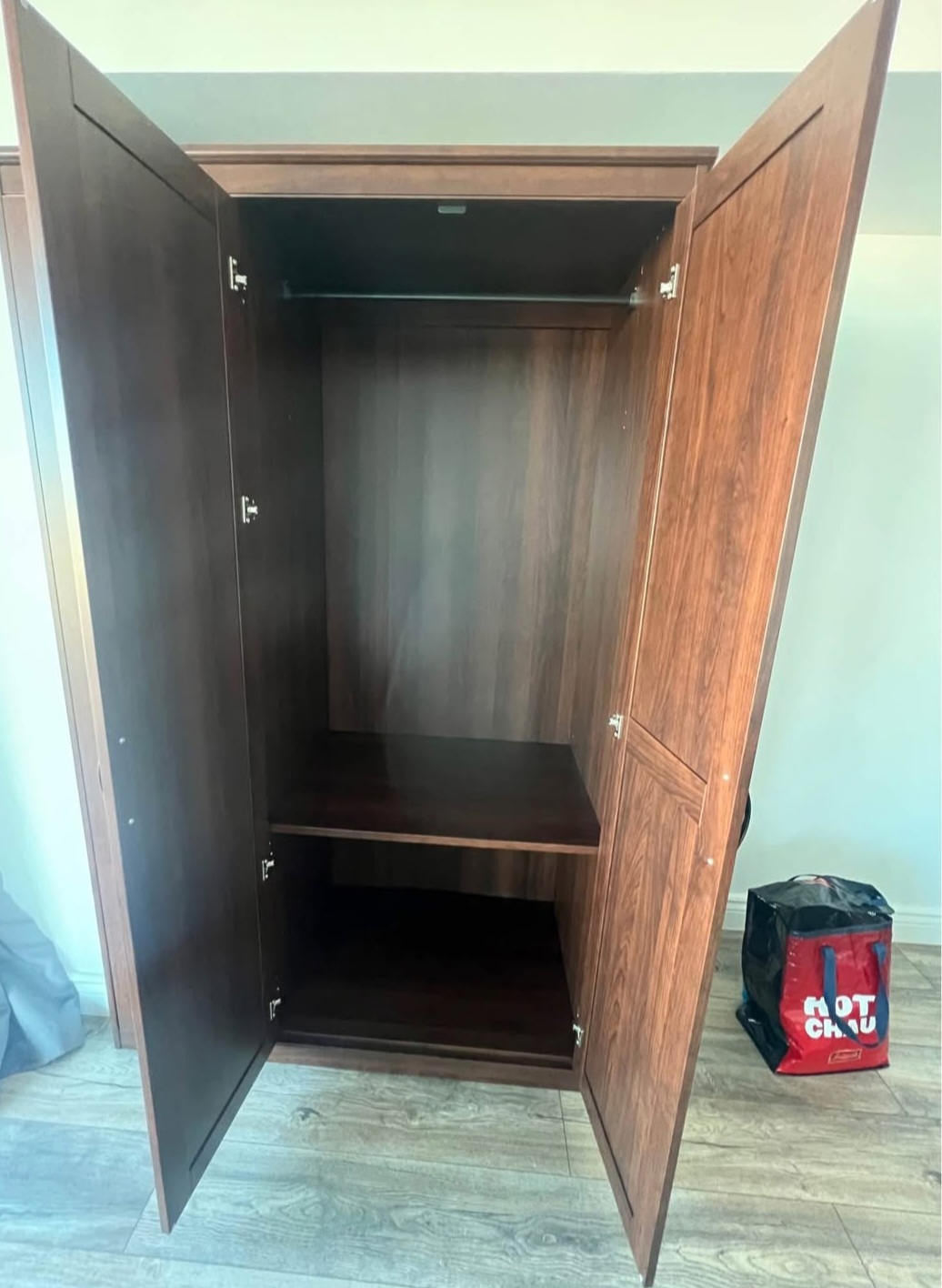 IKEA SONGESAND WARDROBE LIKE NEW BROWN - photo 3