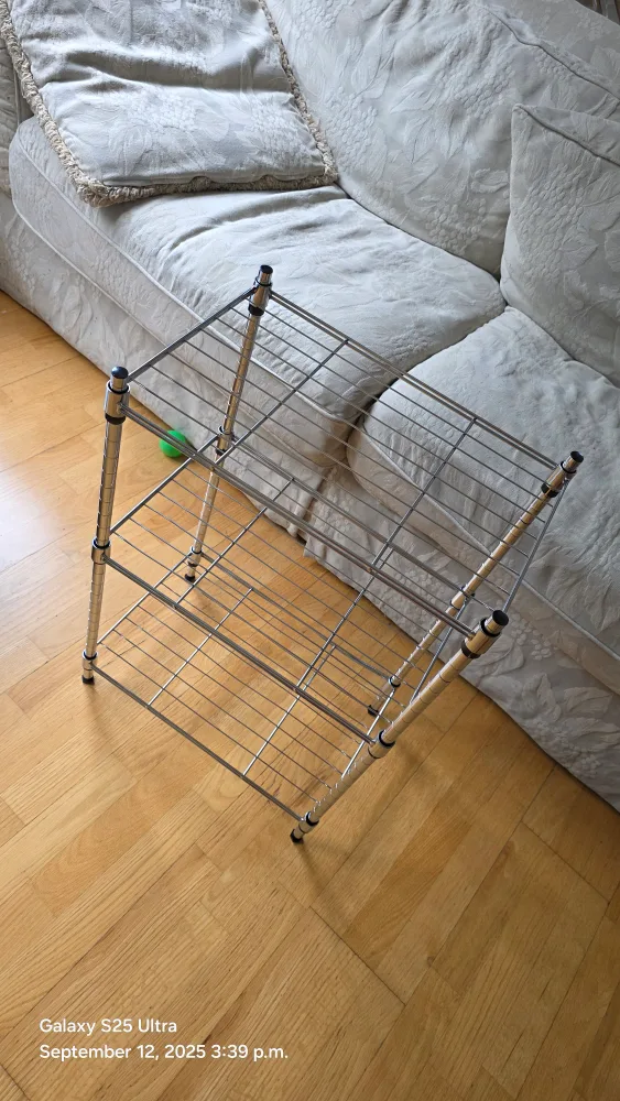 Chrome 3-Tier Shelving Unit thumbnail