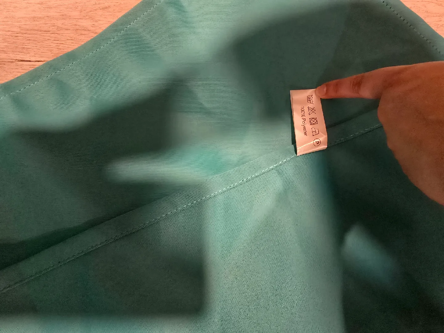 Deconovo Turquoise Curtain - Polyester image indicator(4)