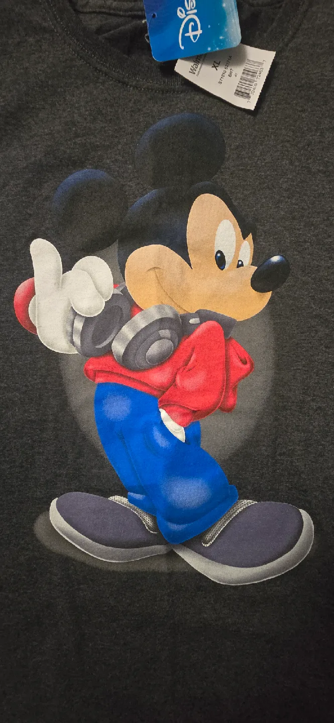 NEW! Disney Mickey Mouse T-Shirt - XL (14/16) Youth BNWT! image indicator(2)