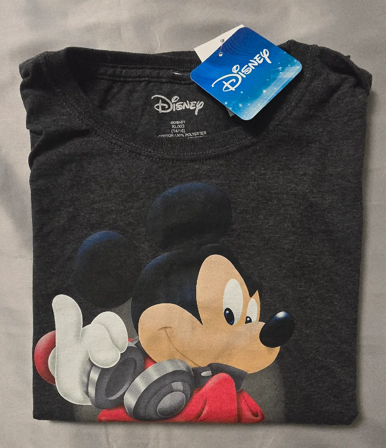 NEW! Disney Mickey Mouse T-Shirt - XL (14/16) Youth BNWT! image indicator(3)
