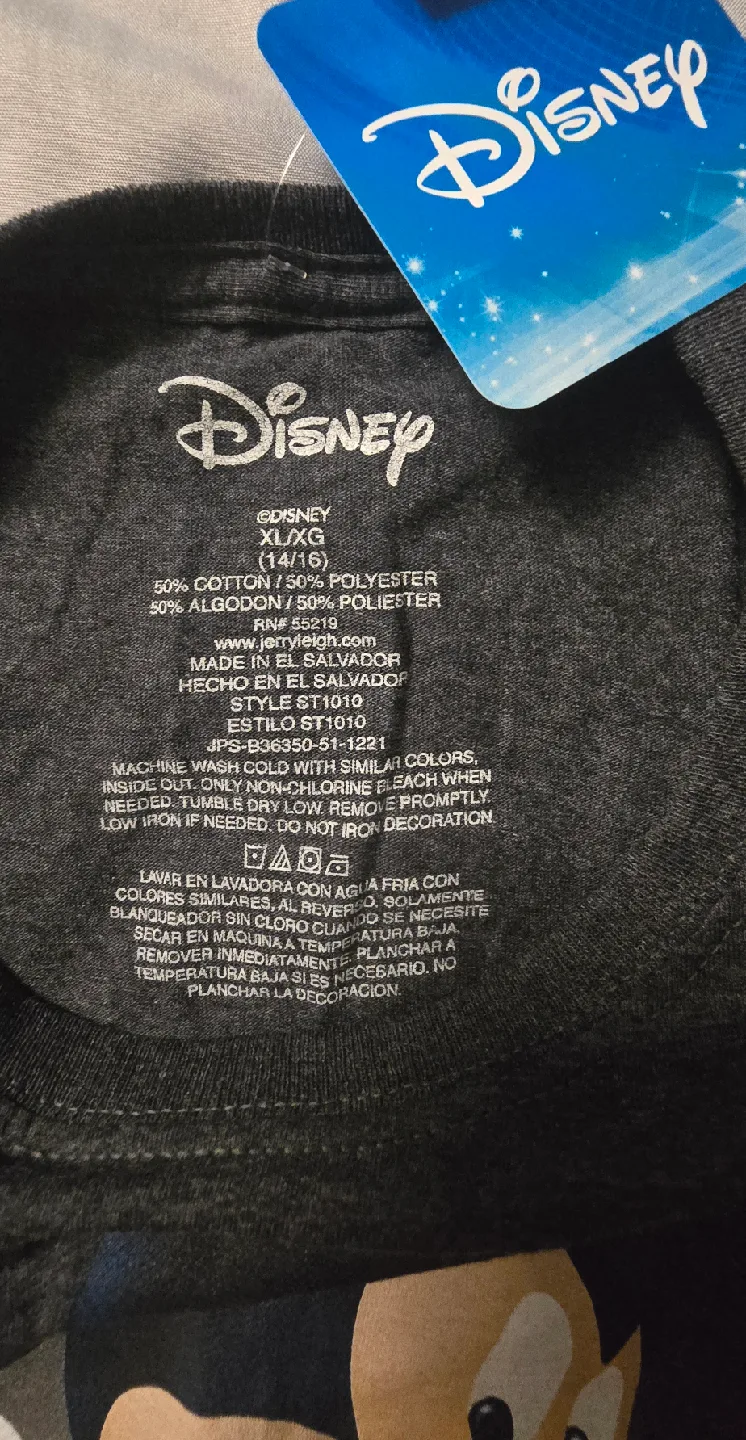 NEW! Disney Mickey Mouse T-Shirt - XL (14/16) Youth BNWT! image indicator(5)