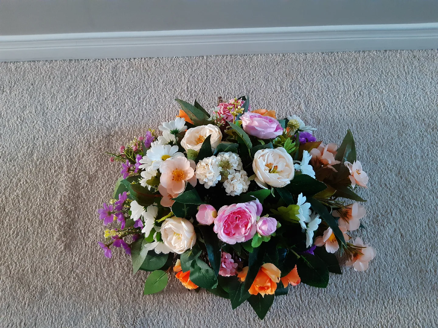 Artificial Floral Arrangement -Grave/Tombstone🧡 image indicator(4)