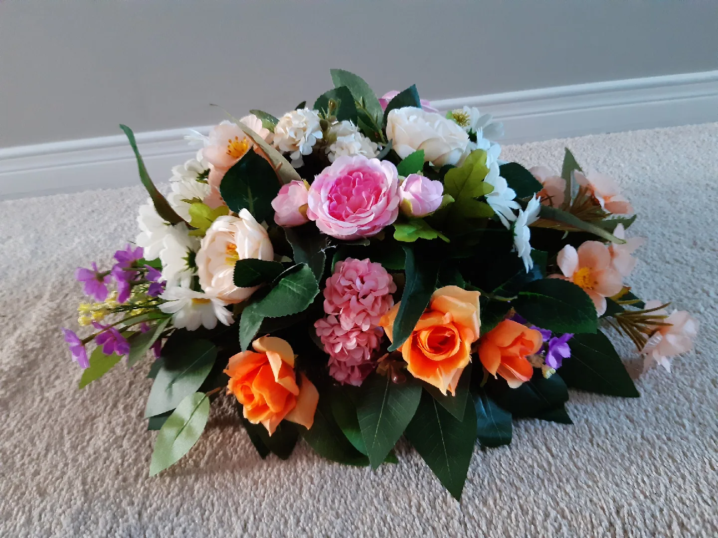 Artificial Floral Arrangement -Grave/Tombstone🧡 image indicator(6)