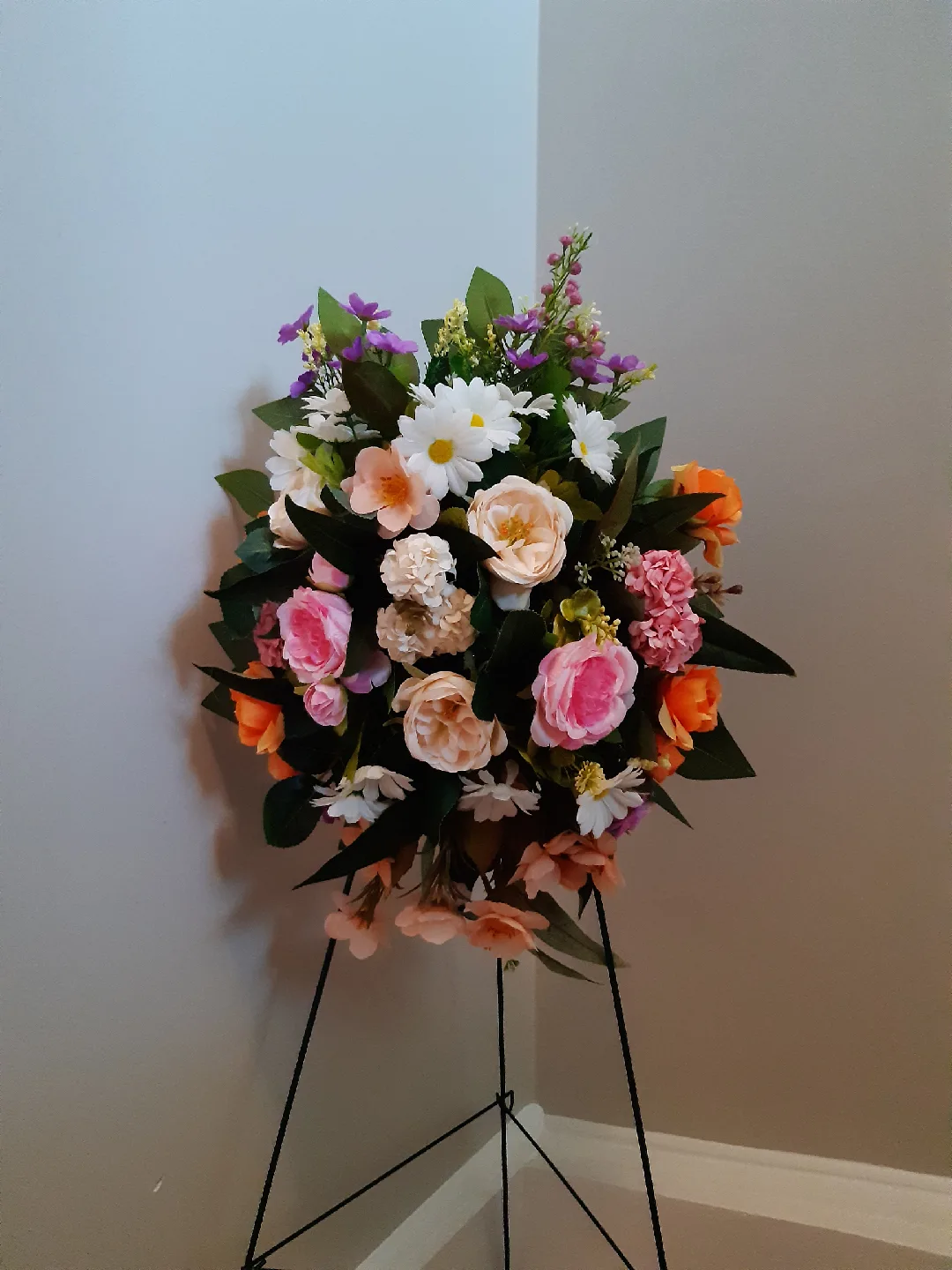 Artificial Floral Arrangement -Grave/Tombstone🧡 image indicator(8)