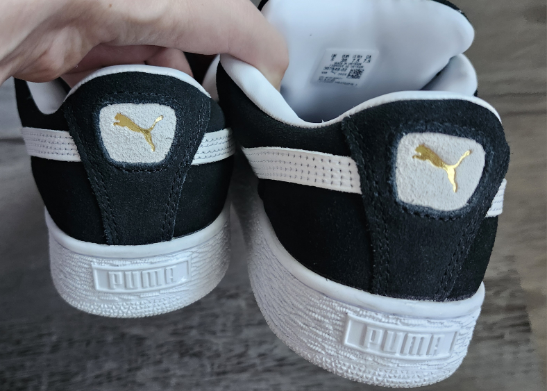 Puma Suede XL Black/White - Women's Size 7.5 - photo 2