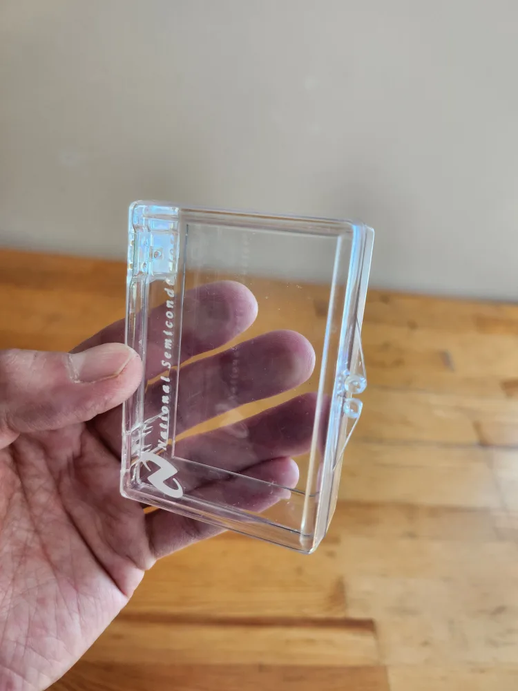 National Semiconductor Clear Plastic Cases 🥕 image indicator(2)