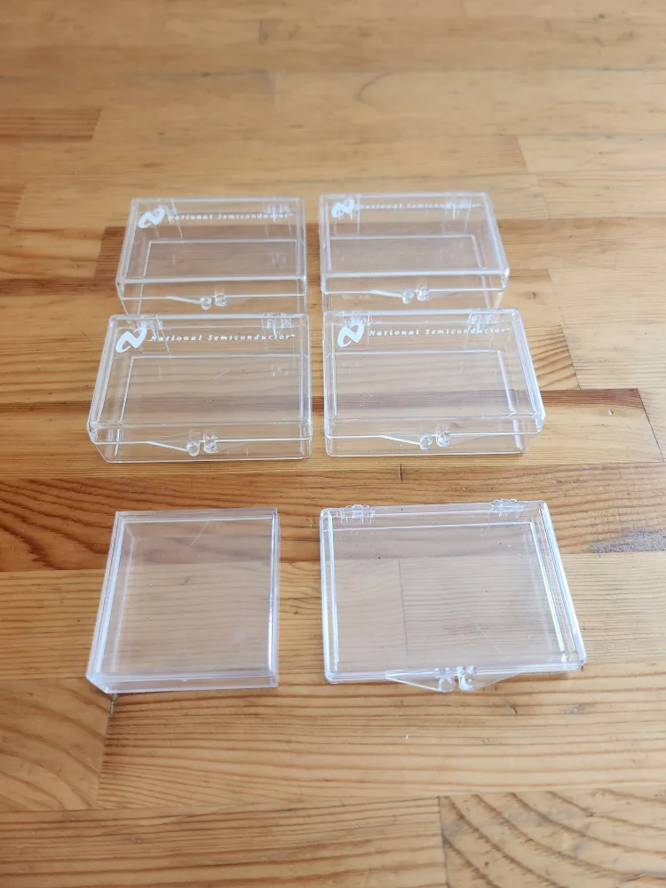 National Semiconductor Clear Plastic Cases 🥕 image indicator(4)