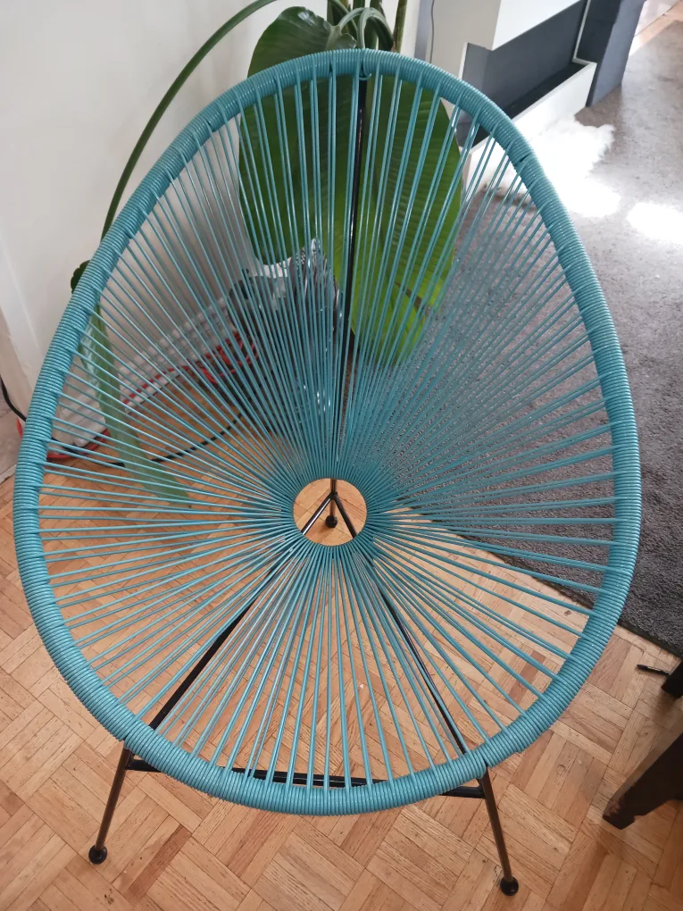 Turquoise Acapulco Chair thumbnail