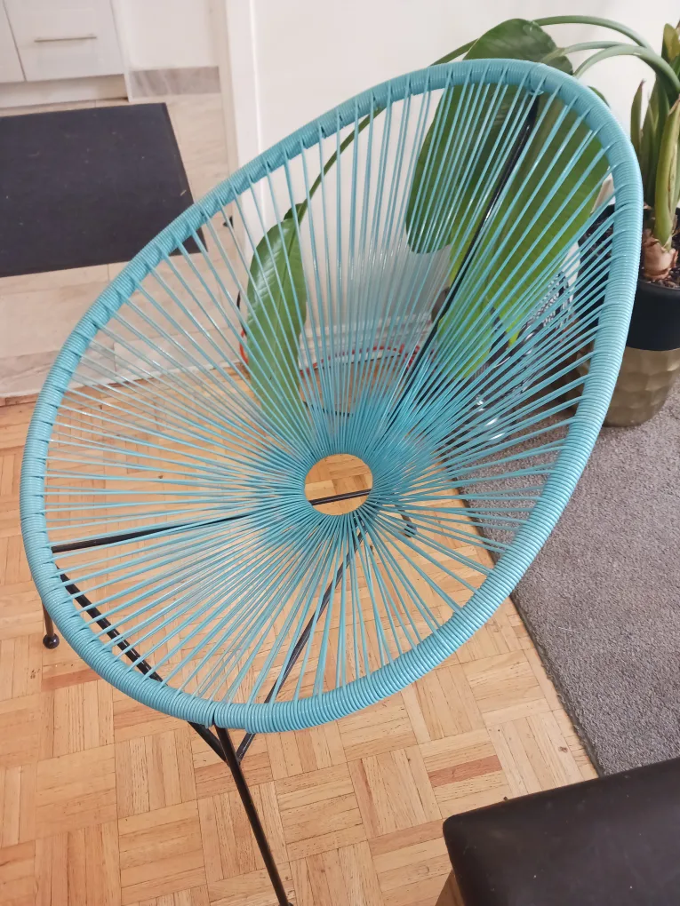 Turquoise Acapulco Chair image indicator(2)