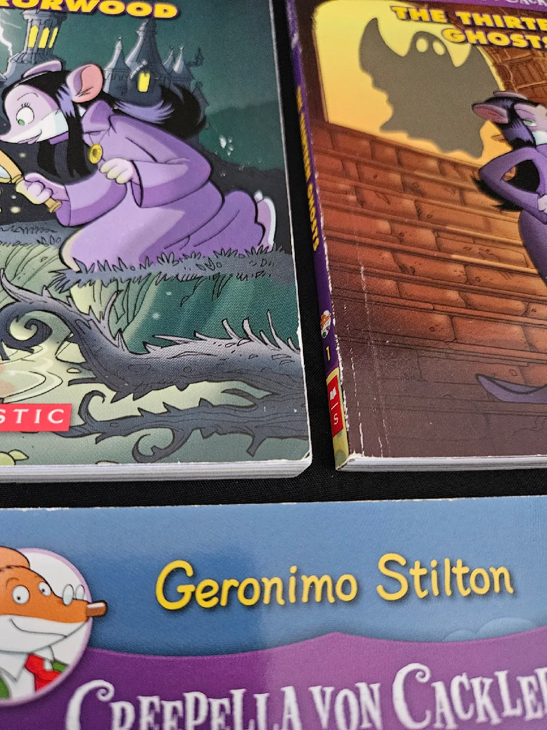Geronimo Stilton Creepella Von Cacklefur Book Lot - 3 books image indicator(3)