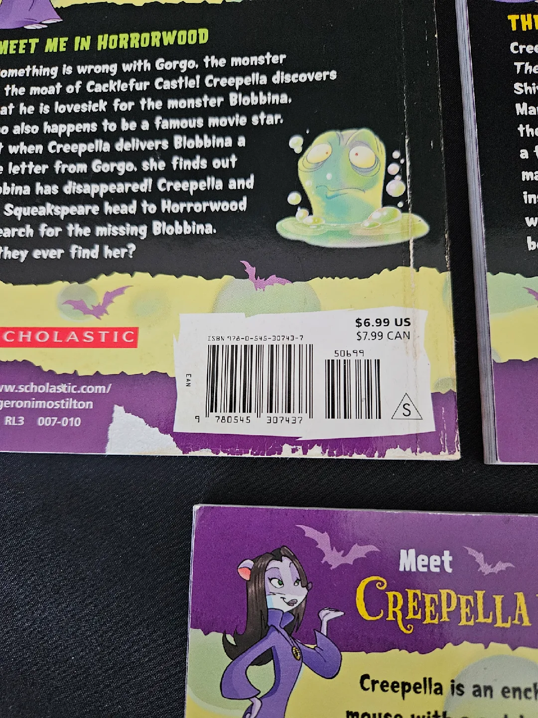 Geronimo Stilton Creepella Von Cacklefur Book Lot - 3 books image indicator(4)