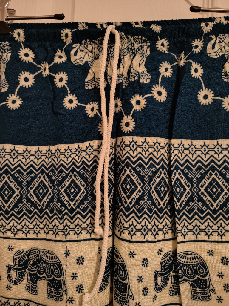 Elephant Print Thai Pants - photo 4