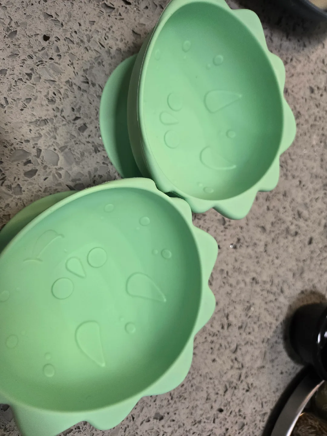 meilii Silicone Baby Suction Bowl, Green thumbnail