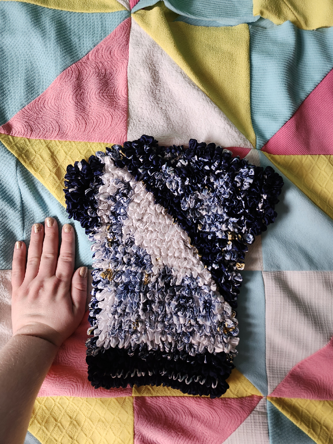 unique popcorn top with floral design - photo 2