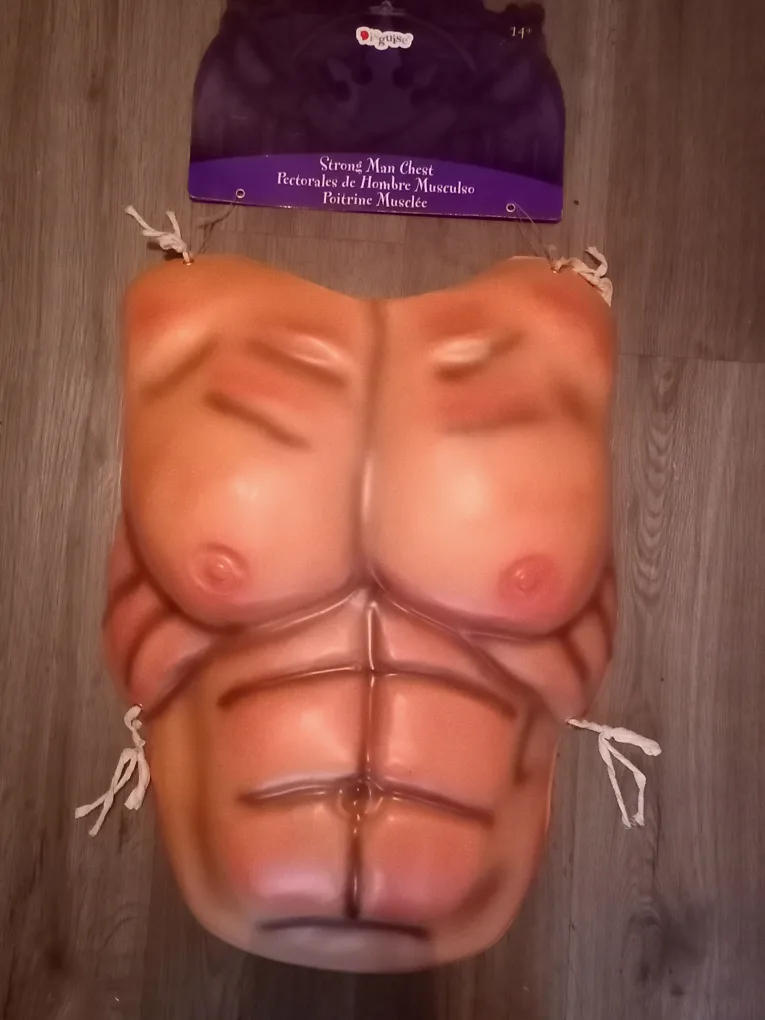 Strong Man Chest Muscle Costume thumbnail