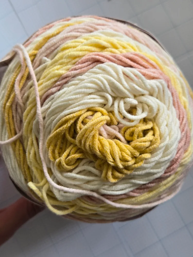 Caron Cotton Painterly Cakes Yarn 💞🧡🌼 image indicator(3)